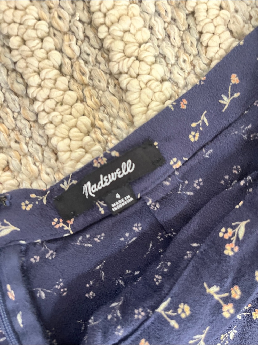 Madewell Floral Skirt Size 4 - Picture 3 of 5